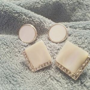 Vintage clip on earrings
